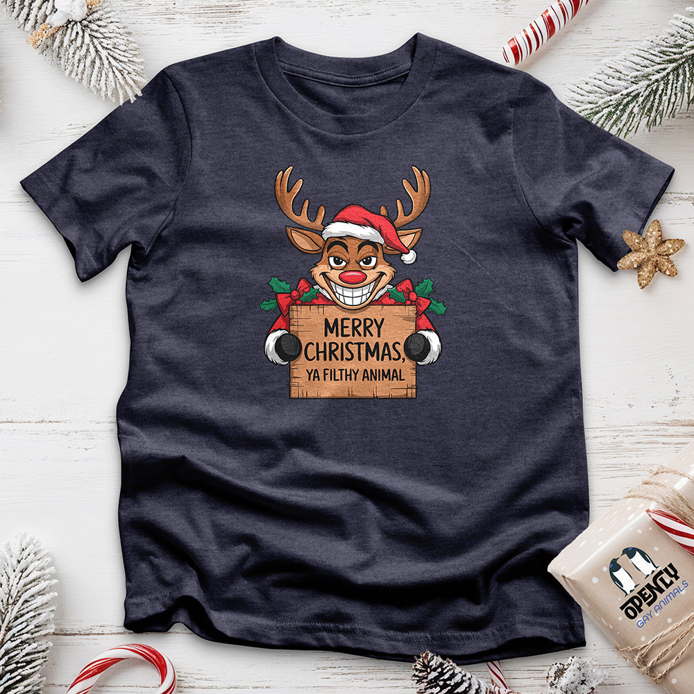 Merry Christmas, Ya Filthy Animal Unisex t-shirt