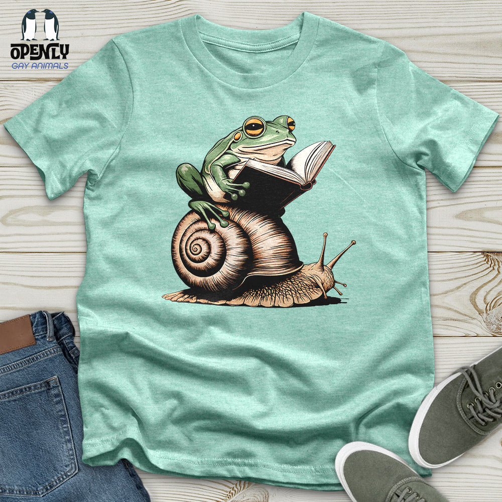 Frog Riding Sanil Unisex t-shirt