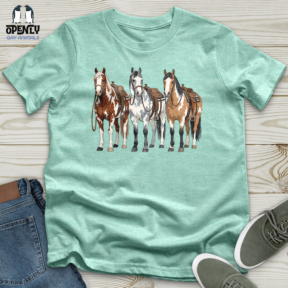 Western Horses Unisex T-Shirt