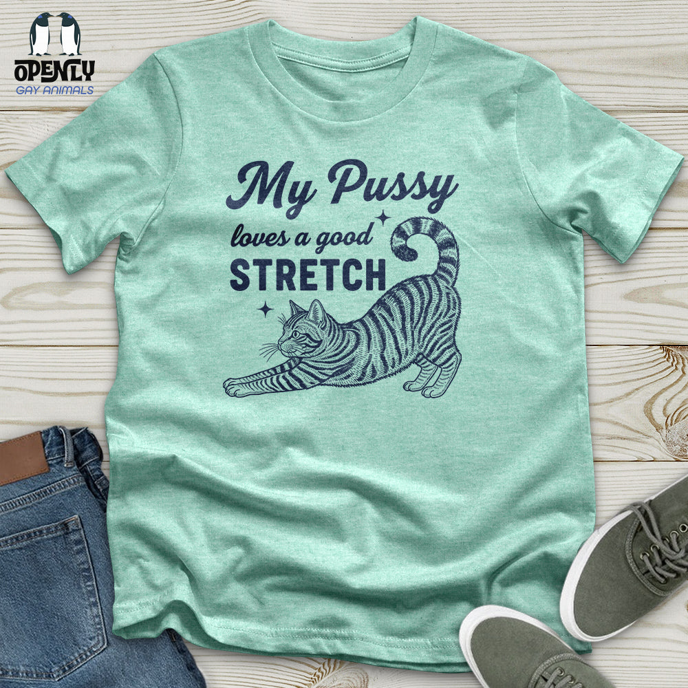 My Pussy Loves a Good Stretch Unisex T-Shirt