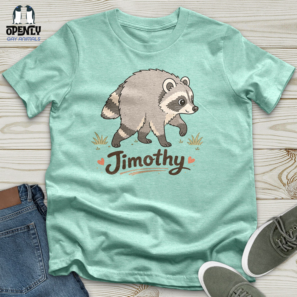 Jimothy the Lovable Raccoon Unisex T-Shirt