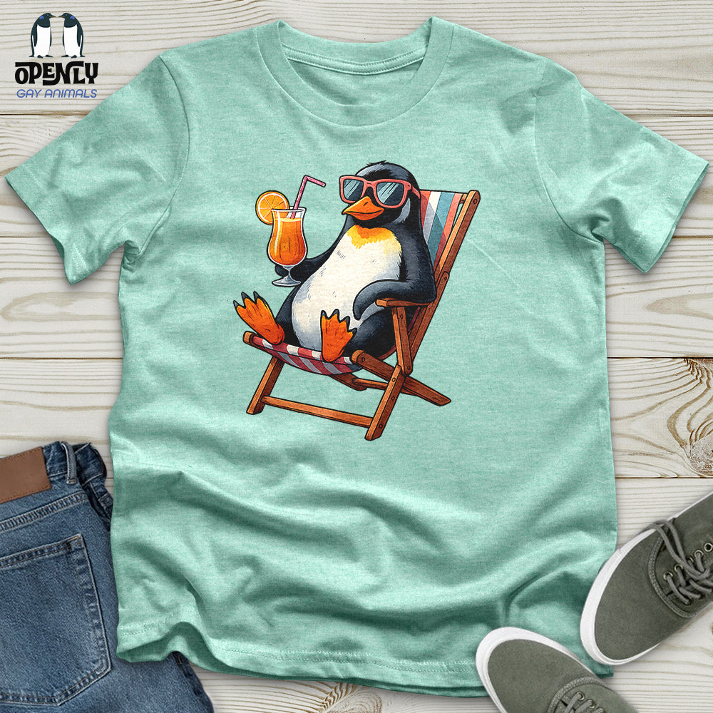 Chillin' Penguin Paradise Unisex T-Shirt