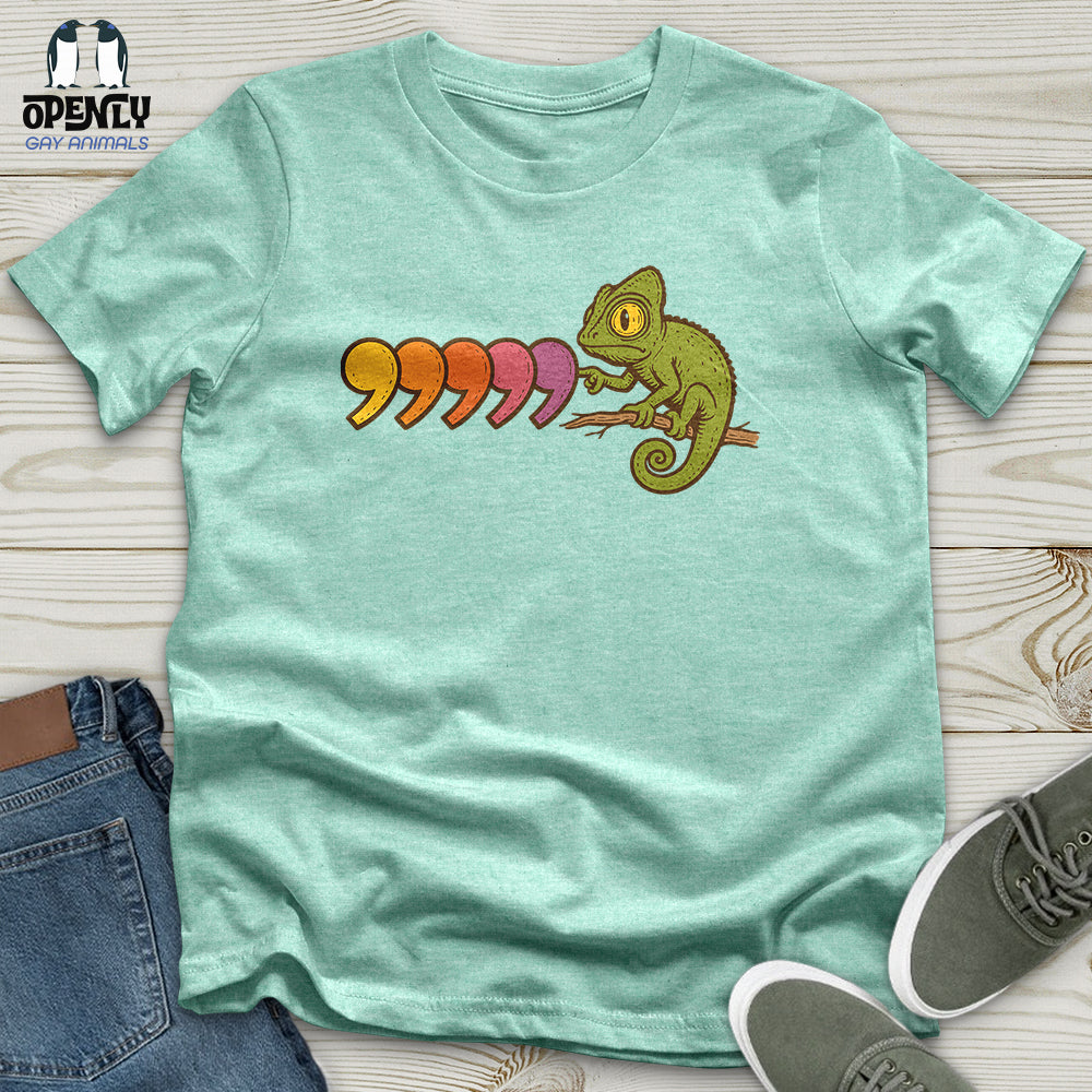 Comma Chameleon Unisex T-Shirt