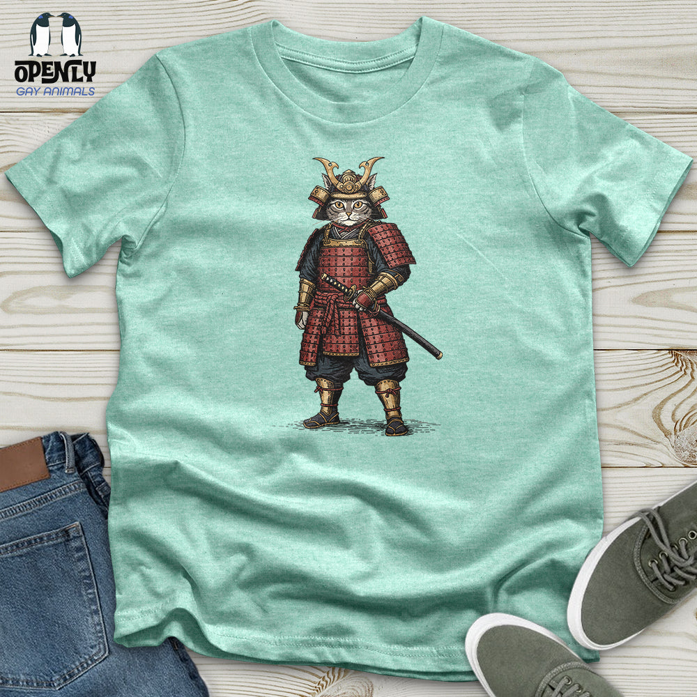 Cat Samurai Unisex T-Shirt