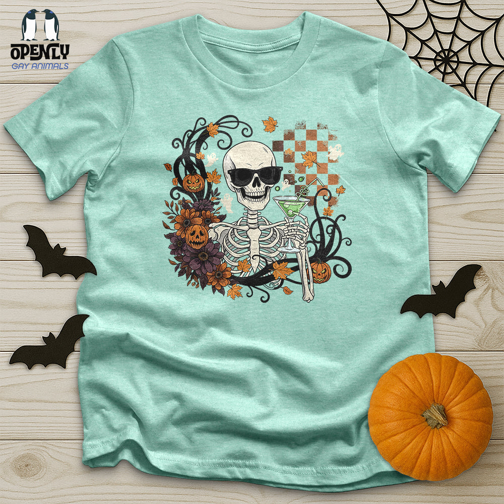 Skeleton Drink Wine Unisex T-Shirt