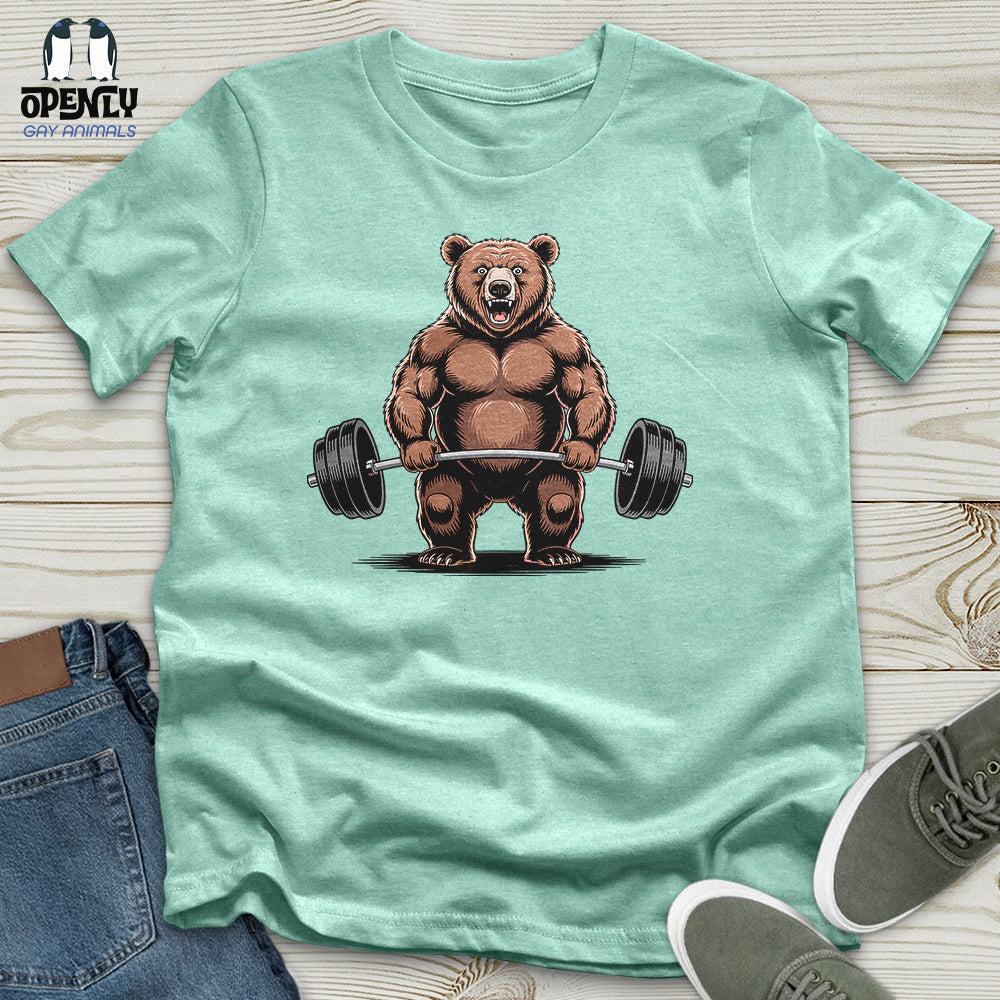 Bear Dumbbelling Unisex T-Shirt