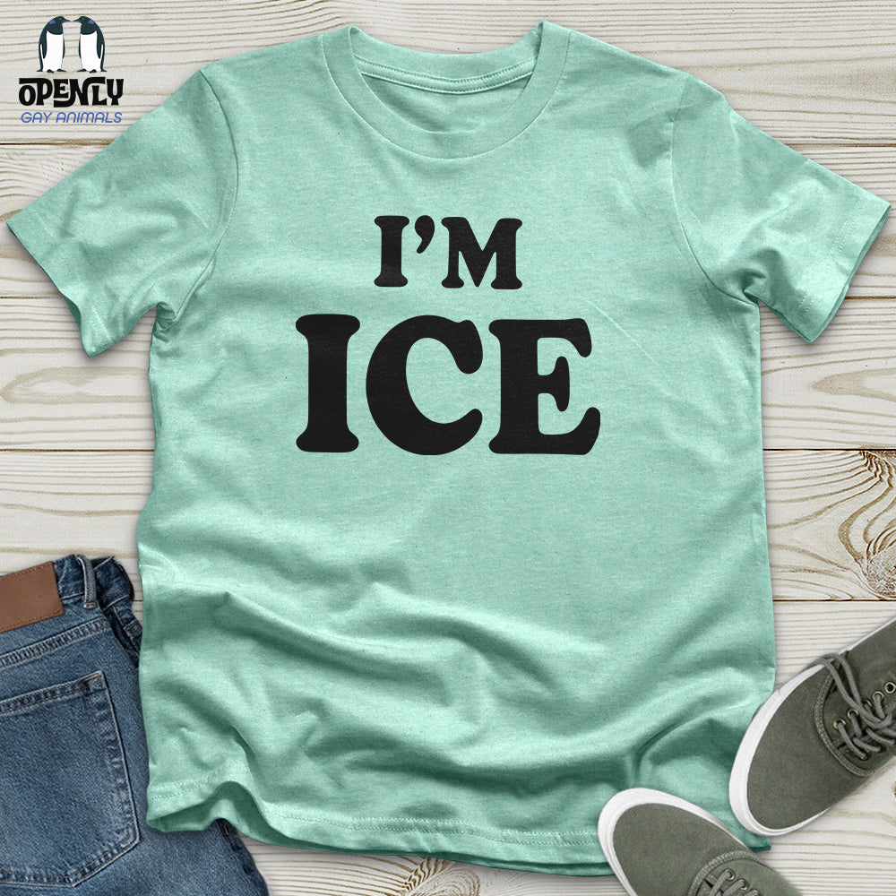 I Love Making ICE Cream Female Black Couple T-Shirt