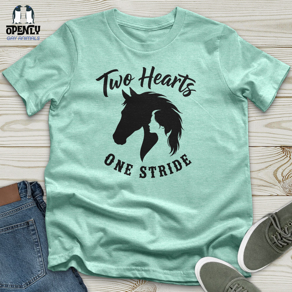 Two Hearts One Stride Unisex T-Shirt