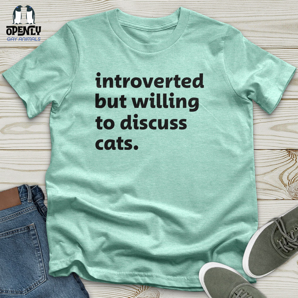 Introverted - Black Unisex T-Shirt