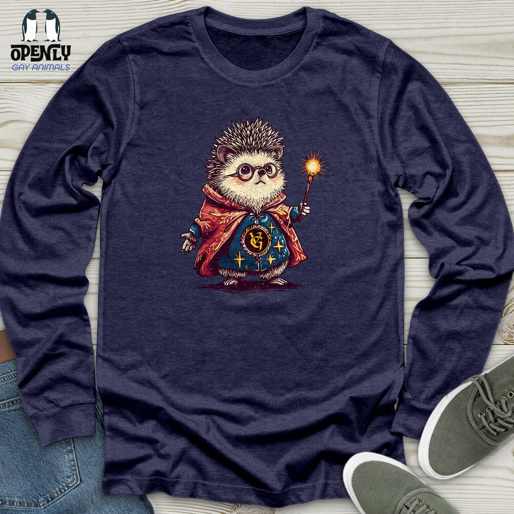 Hedgehog Wizard Enchantment Unisex Long Sleeve Tee