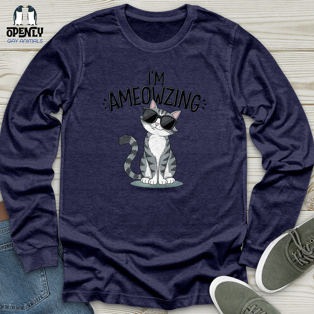 I’m Ameowzing Unisex Long Sleeve Tee