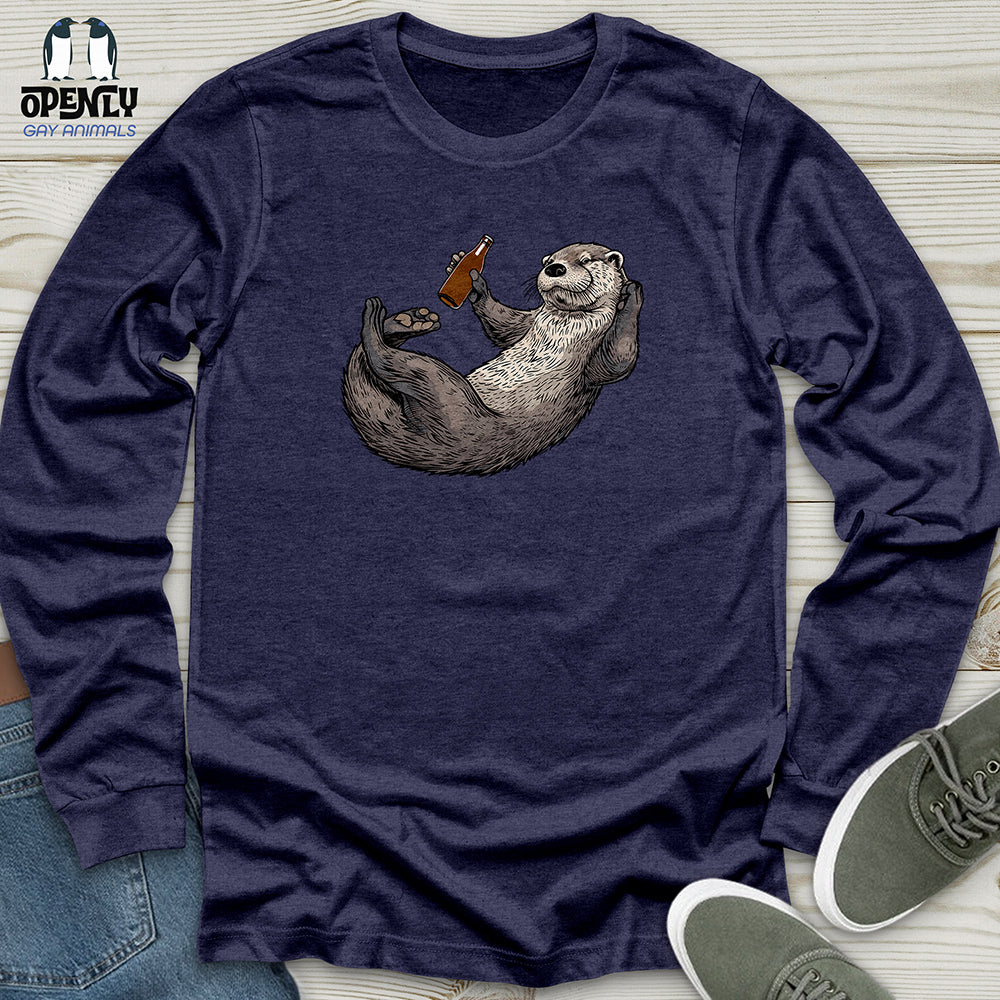 Otter Relaxation Unisex Long Sleeve Tee