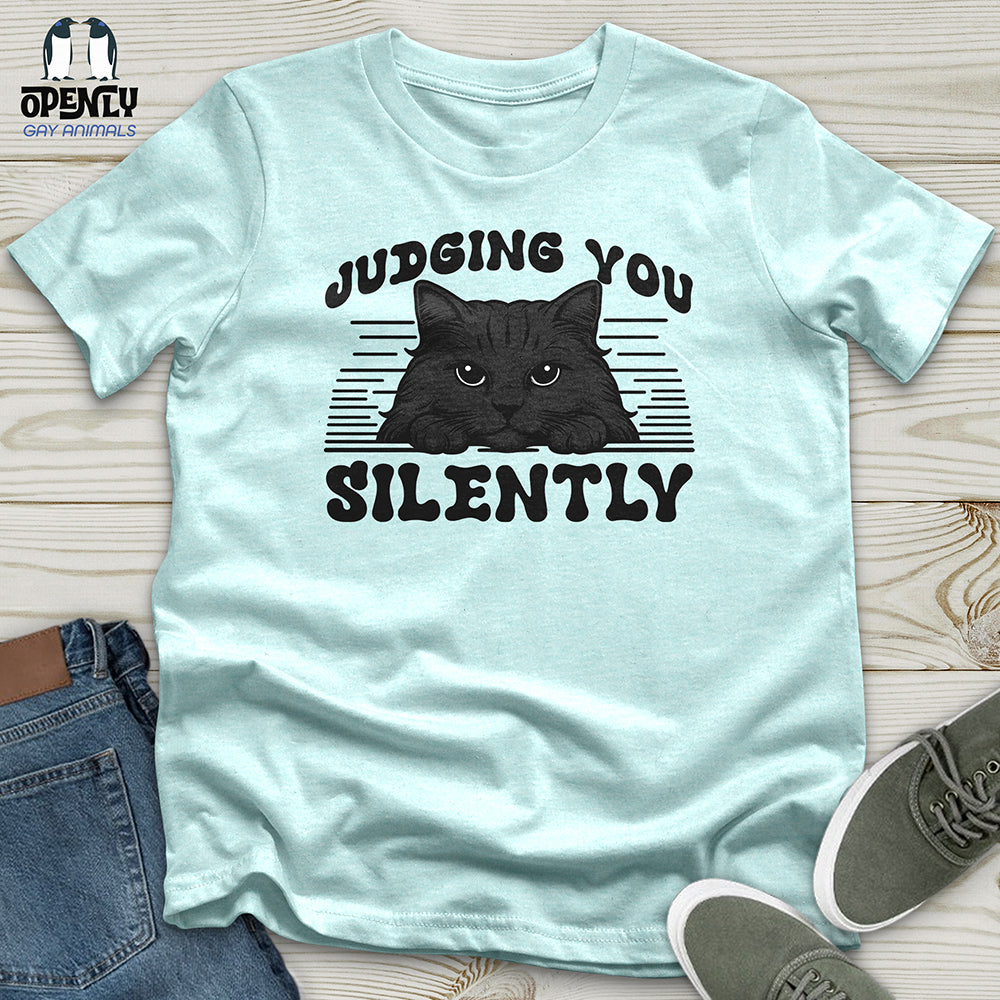 Judging You Silently Unisex t-shirt