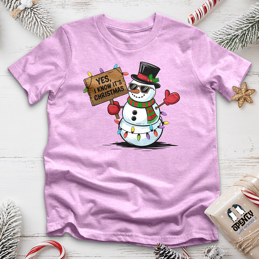 Yes, I Know It's Christmas Unisex t-shirt