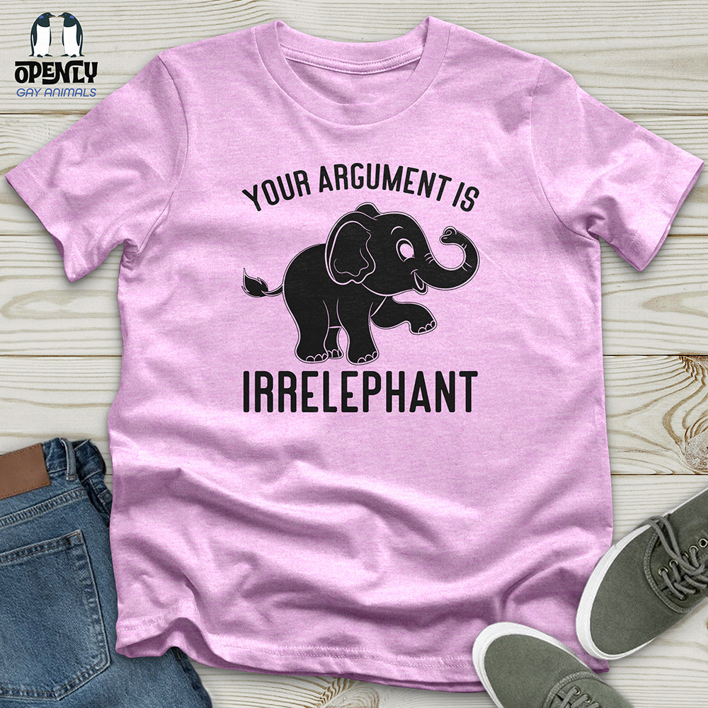 Your Argument Is Irrelephant Unisex t-shirt