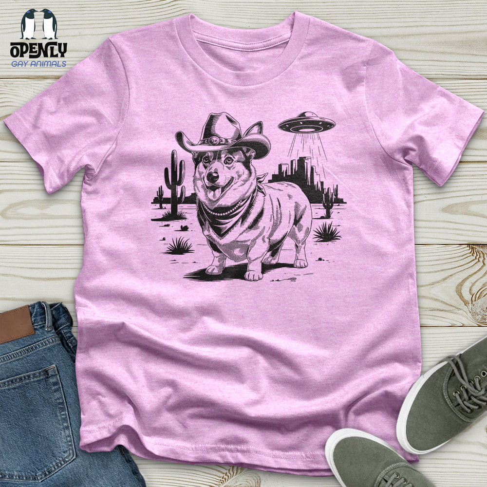 Cowboy Corgi Unisex t-shirt