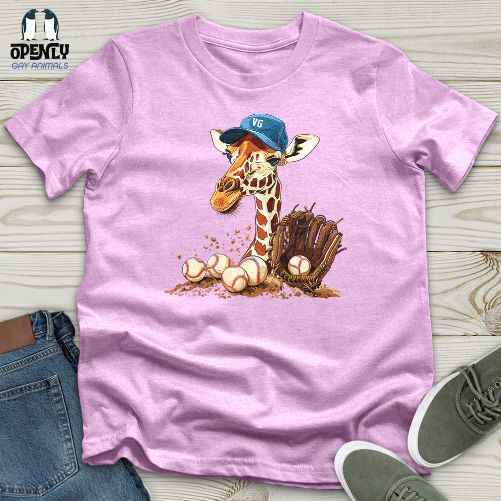 Giraffe Baseball Mitt Unisex t-shirt