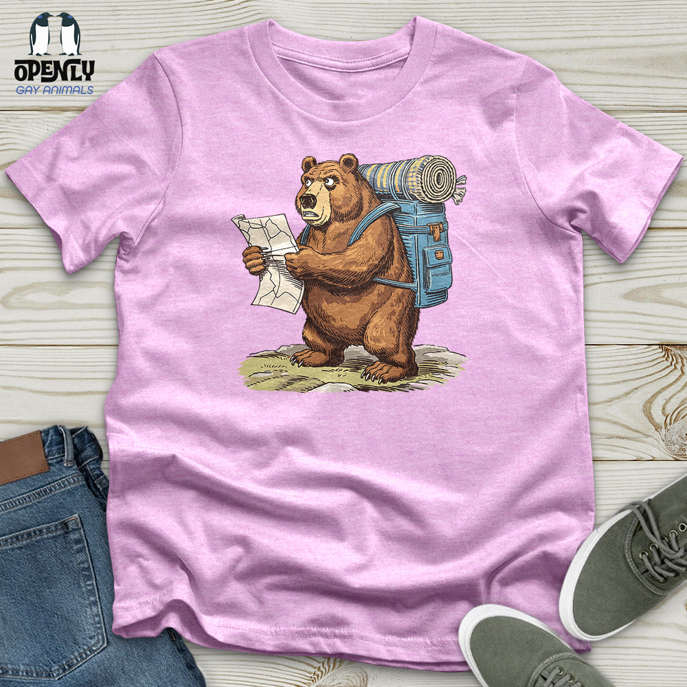 Tourist Bear Unisex t-shirt
