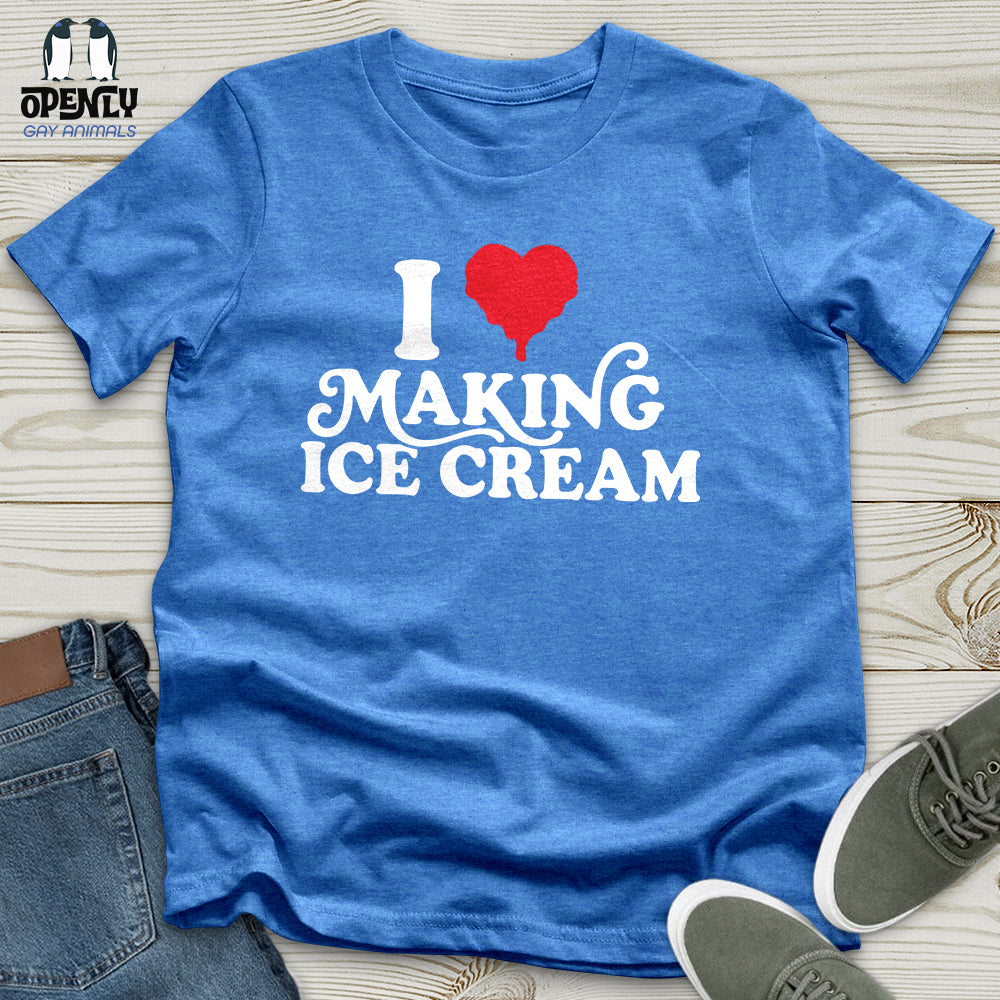 I Love Making ICE Cream Male Couple T-Shirt