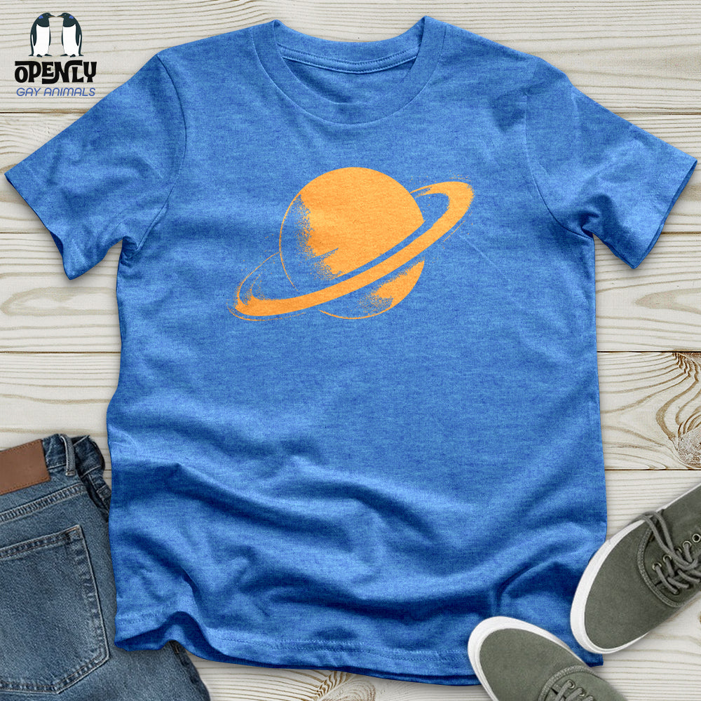 Saturn Planet With Rings Unisex T-Shirt