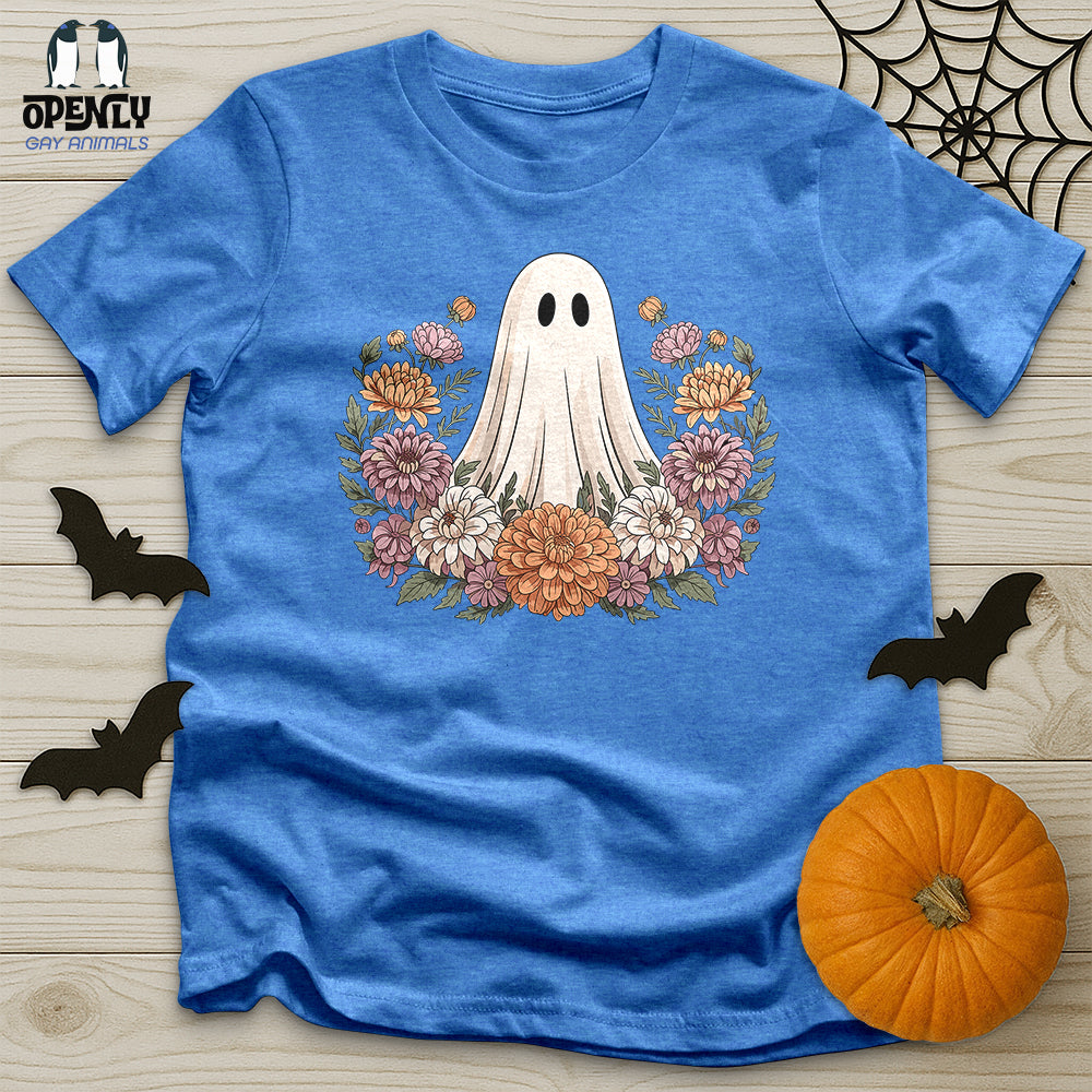 Floral Halloween Ghost Unisex T-Shirt