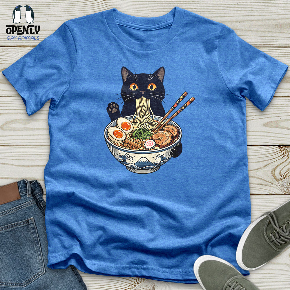 Cat with Ramen Unisex T-Shirt
