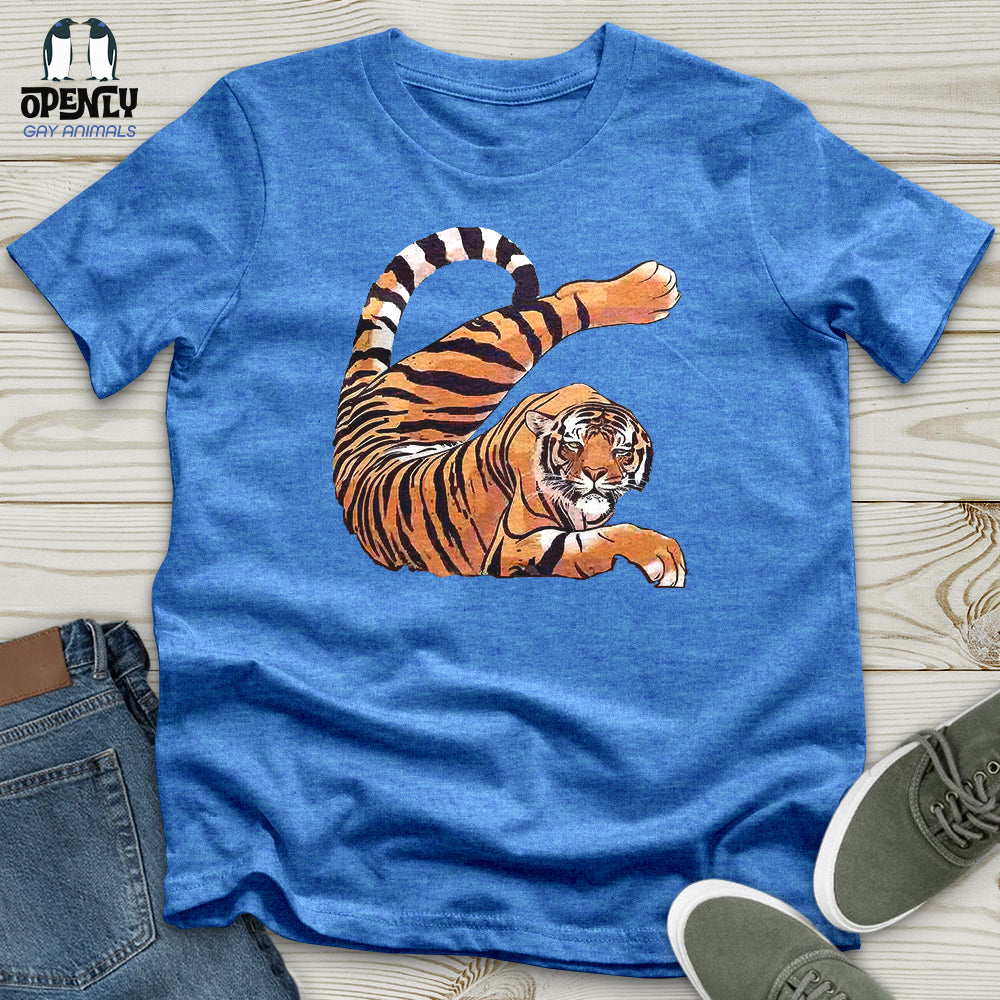Stretching Tiger Unisex T-Shirt