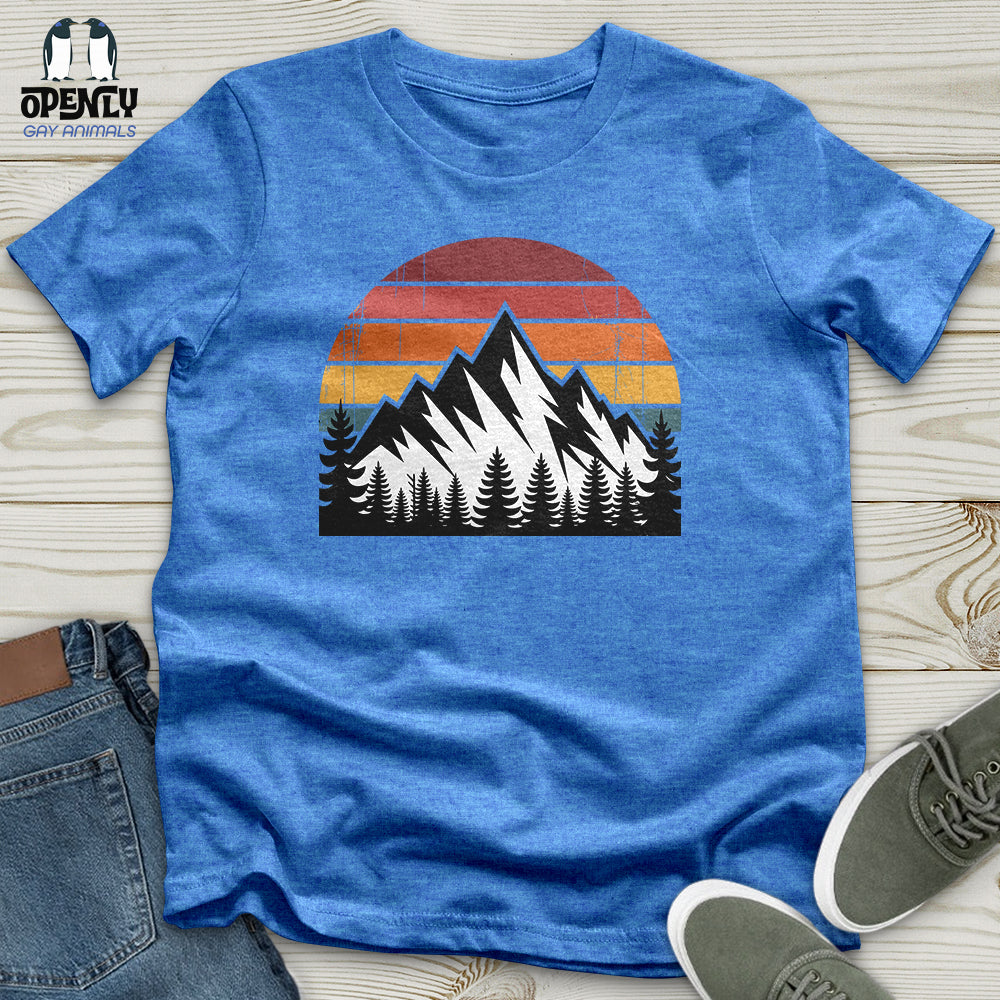 Retro Vintage Mountain Unisex T-Shirt
