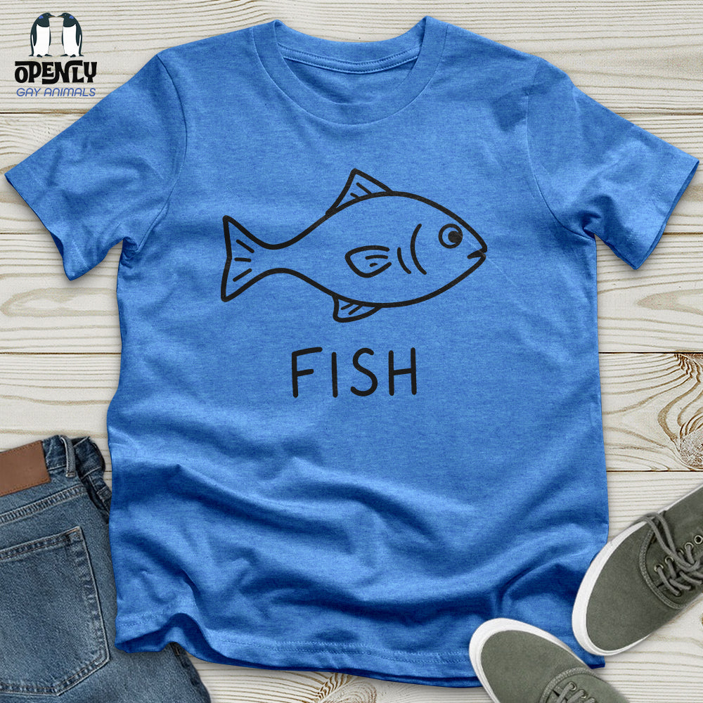 Minimalist Fish Unisex T-Shirt