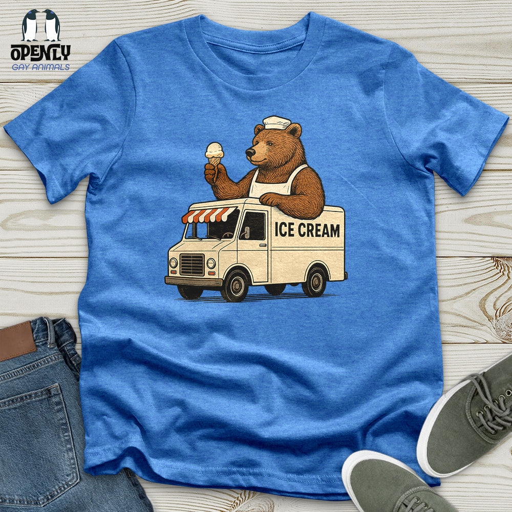 Bear Ice Cream Truck Unisex T-Shirt
