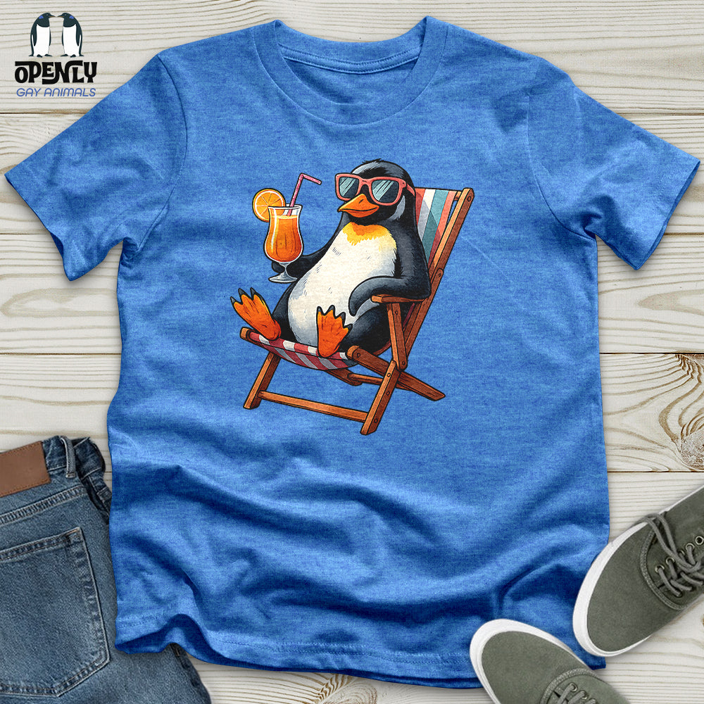 Chillin' Penguin Paradise Unisex T-Shirt