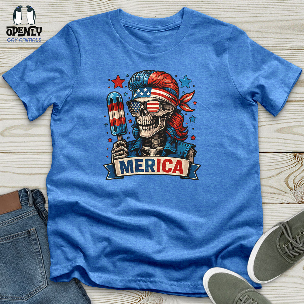 Merica Skull Unisex T-Shirt