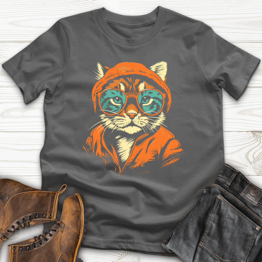 Hipster Cat Attitude Softstyle Tee