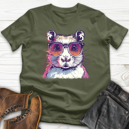 Hipster Ferret Shades Softstyle Tee