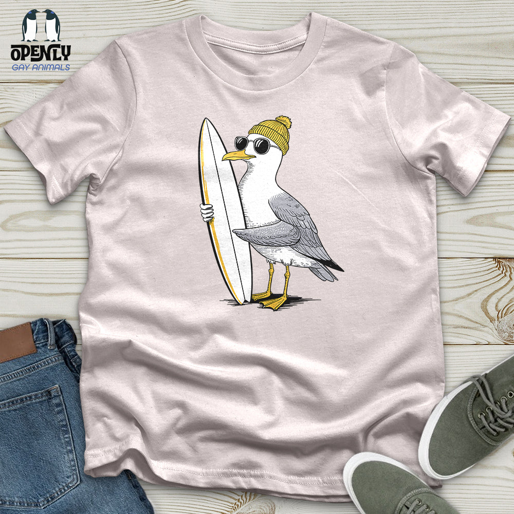 Surfing Seagull Softstyle Tee
