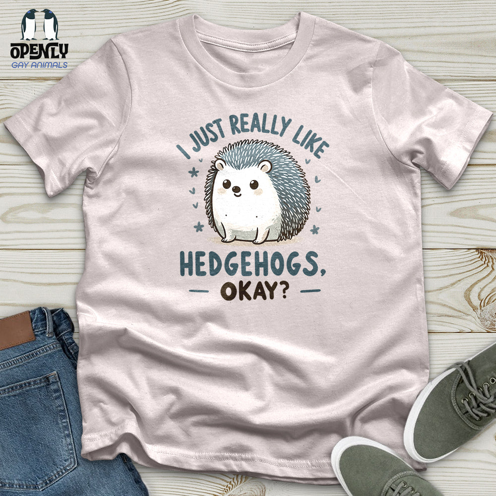 I Just Really Like Hedgehogs, Okay Softstyle Tee