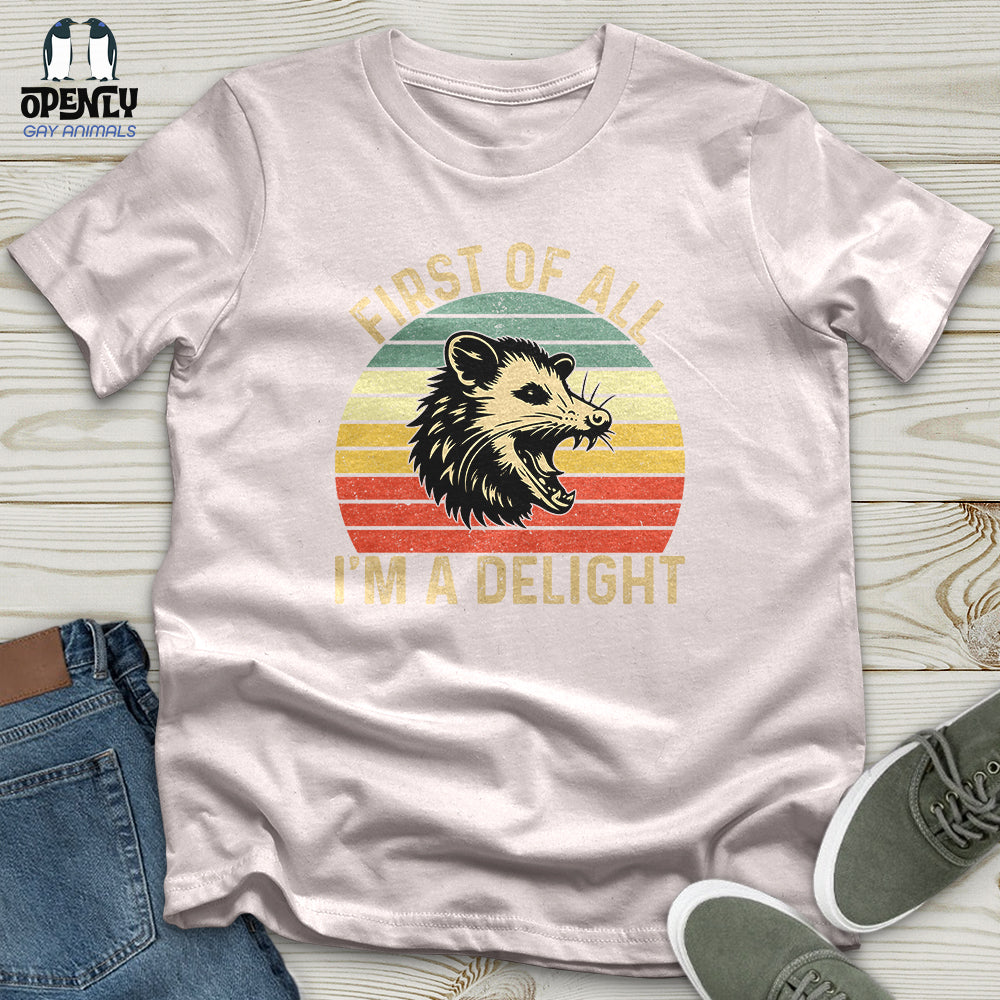First Of All I am A Delight Softstyle Tee