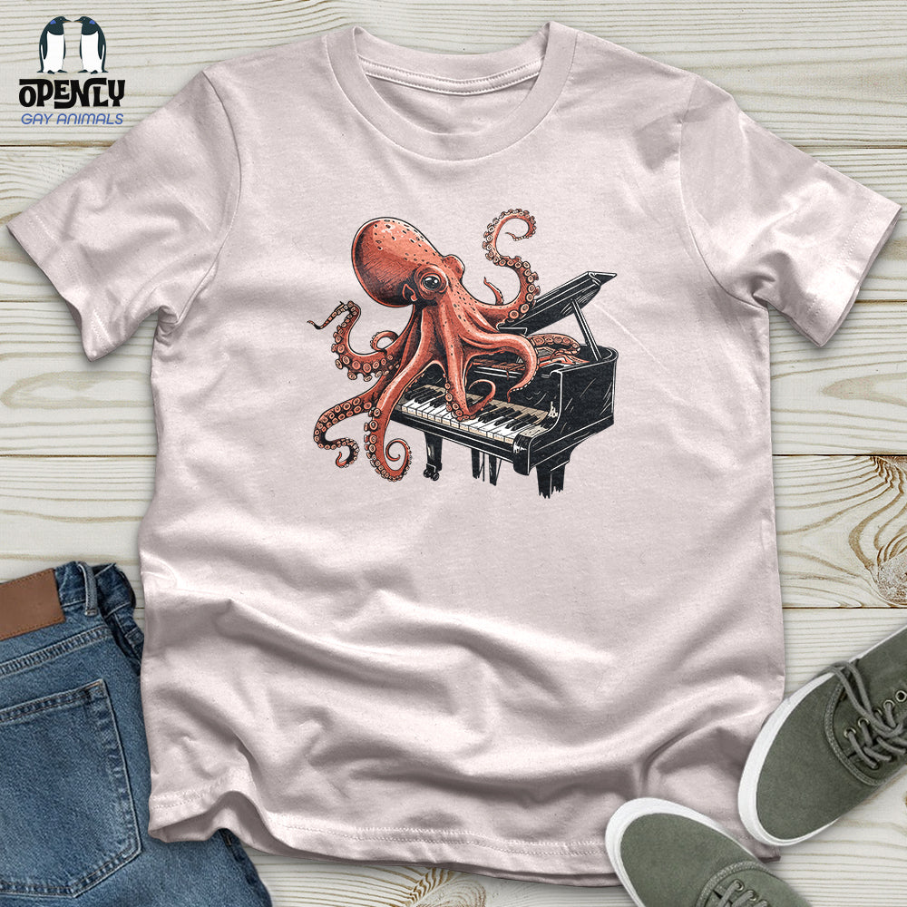 Octopus Piano Melody Softstyle Tee