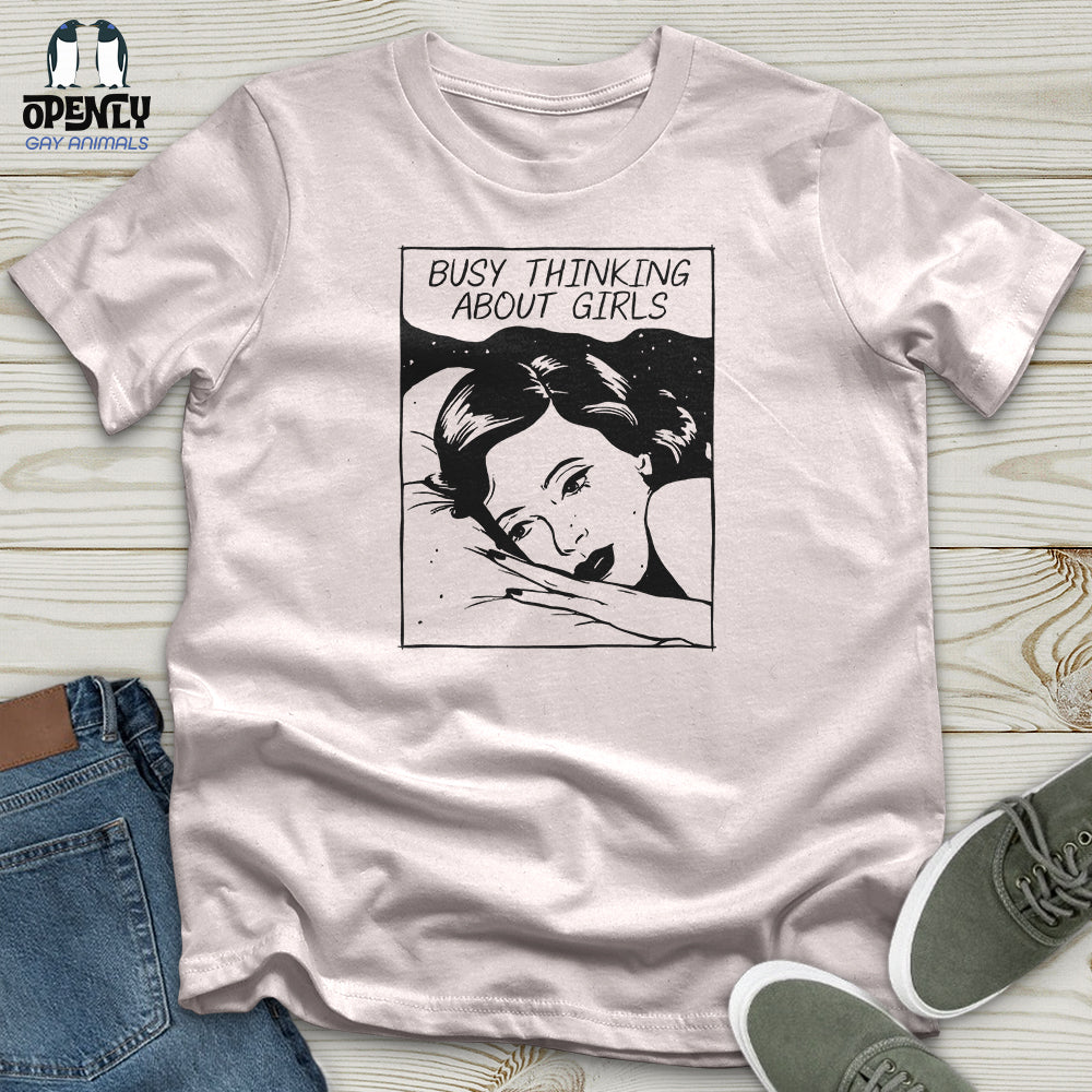 Busy Thinking About Girls Softstyle Tee