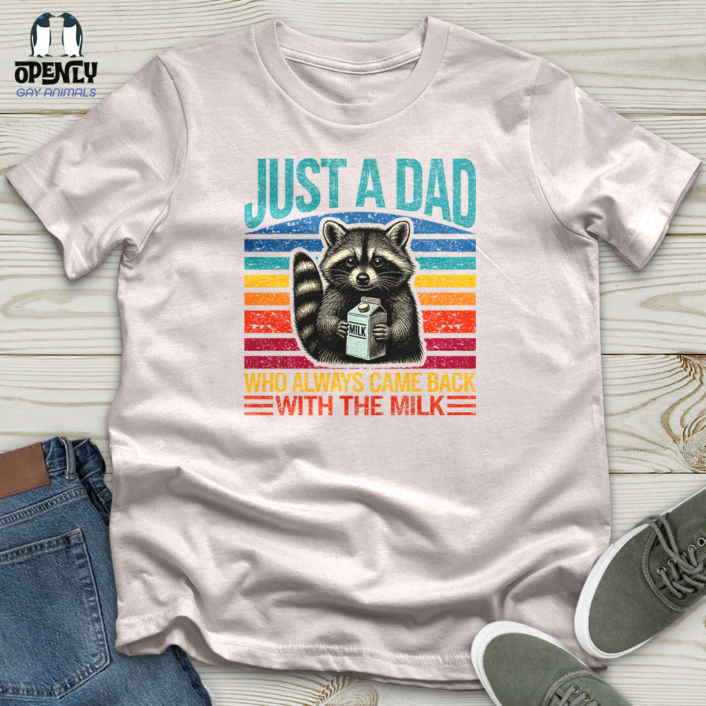 Just a Dad, Who Always Came Back With the Milk Softstyle Tee