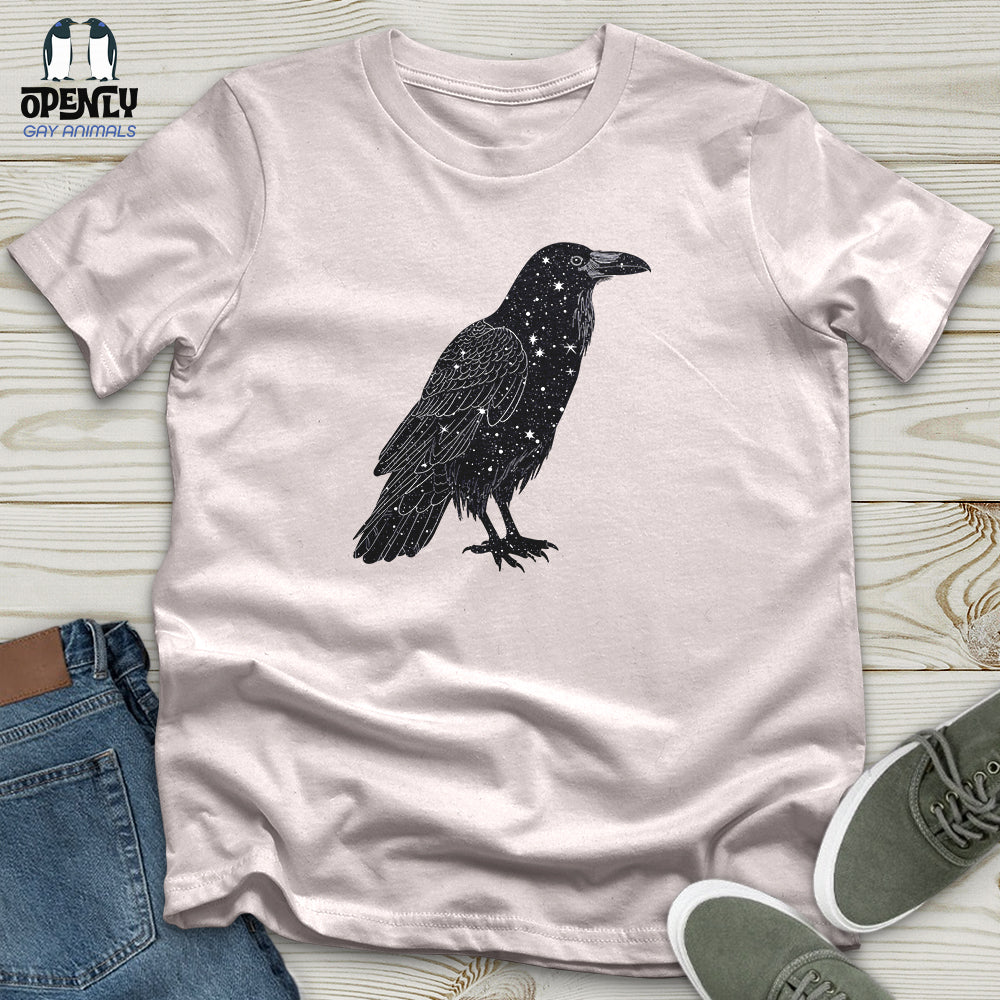 Celestial Raven Silhouette Softstyle Tee