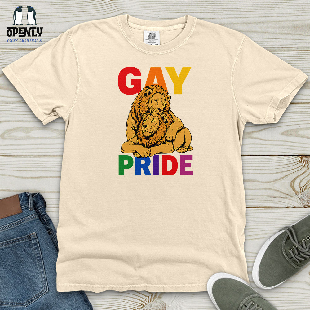 Gay Pride Lion Heavy Cotton Comfort Colors Tee