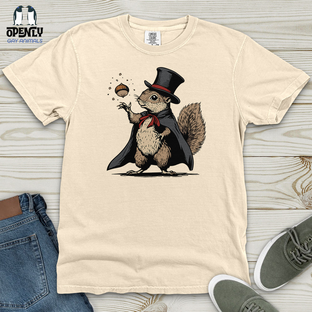 Squirrel Magician Show Heavy Cotton Comfort Colors Tee