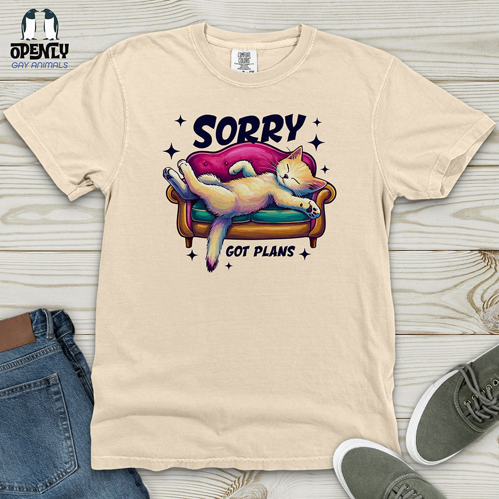 Sorry Got Plans Heavy Cotton Comfort Colors Tee
