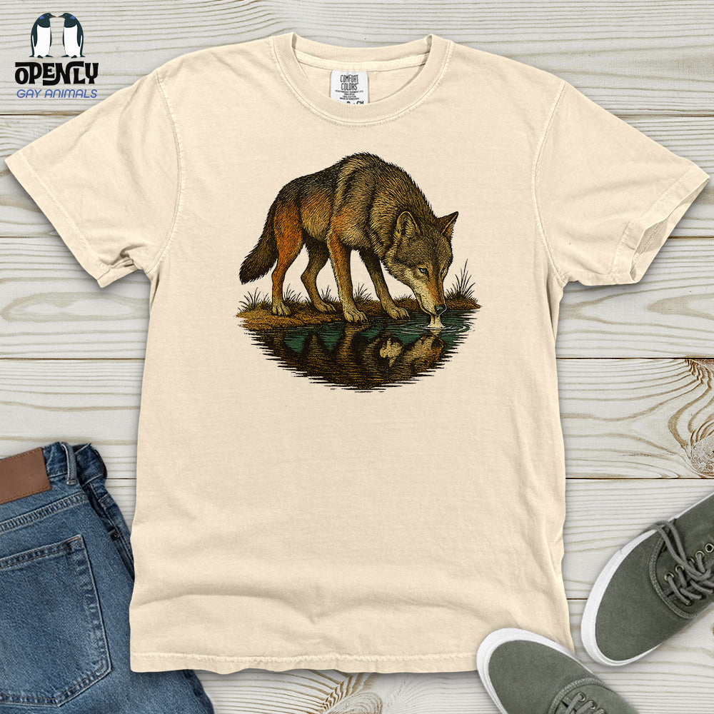 Wolf Reflection Heavy Cotton Comfort Colors Tee