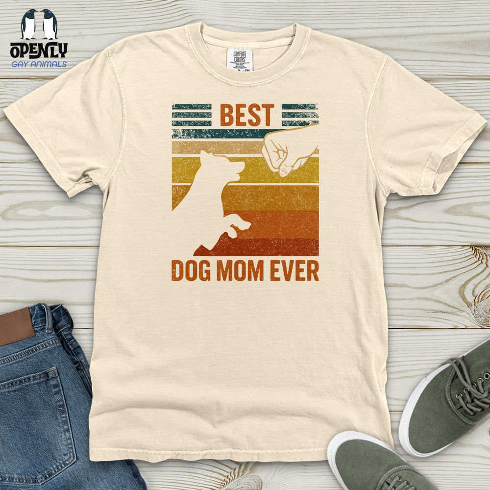 Best Dog Mom Ever Heavy Cotton Comfort Colors Tee
