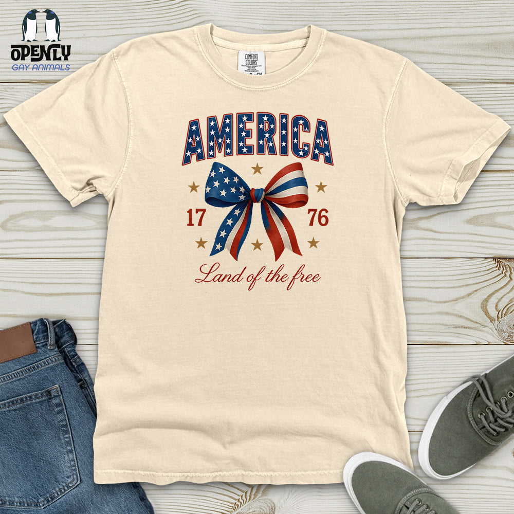 America Land of the Free Heavy Cotton Comfort Colors Tee