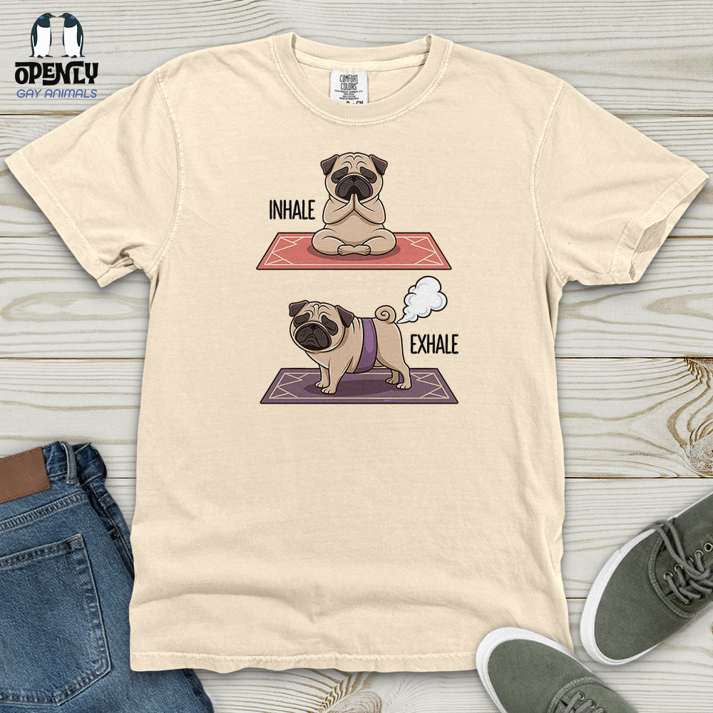 Inhale, Exhale Dog Heavy Cotton Comfort Colors Tee