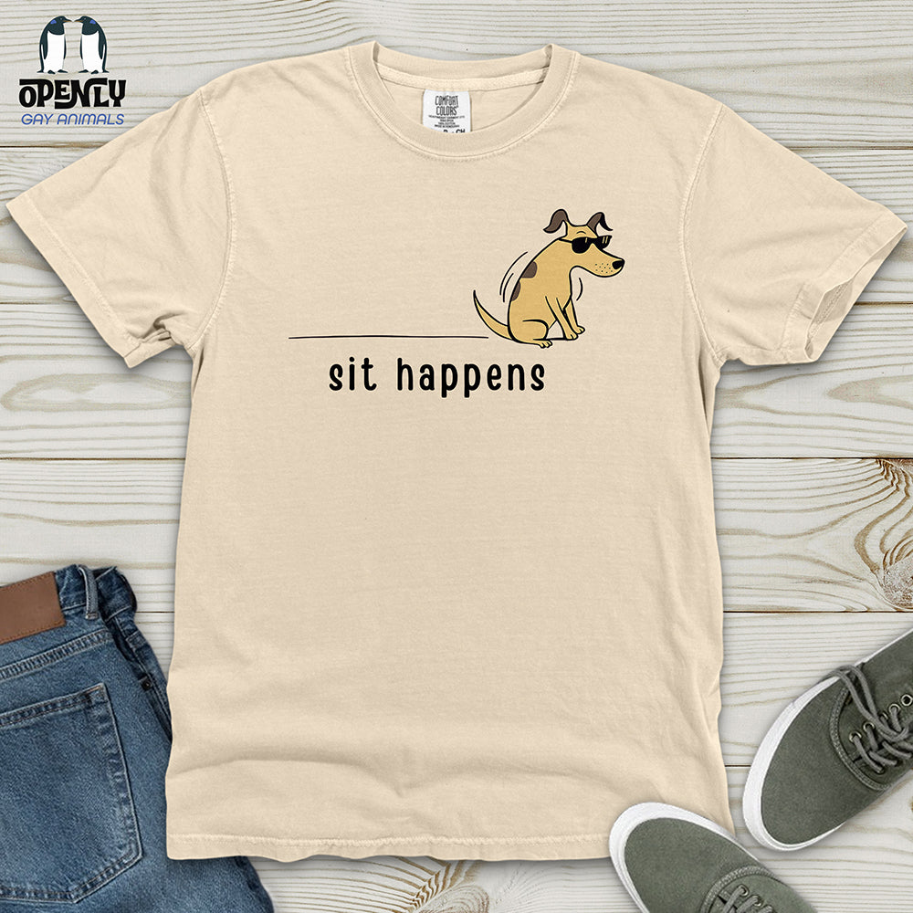 Sit Happens Heavy Cotton Comfort Colors Tee