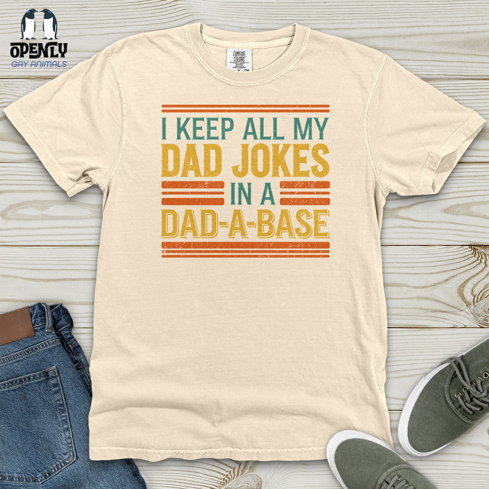 I Keep All My Dad Jokes Heavy Cotton Comfort Colors Tee